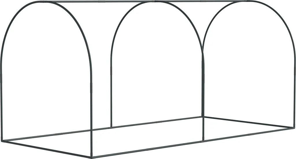 Outsunny 2,49 X 1,2 M Mini Gewächshaus, Pflanzenschutzzelt Mit Tür, Winddcihtes Tomatenhaus, Treibhaus Mit Stahlrahmen, HDPE-Netz Für Garten, Balkon, Dunkelgrün 11 Outsunny 2,49 X 1,2 M Mini Gewächshaus, Pflanzenschutzzelt Mit Tür, Winddcihtes Tomatenhaus, Treibhaus Mit Stahlrahmen, HDPE-Netz Für Garten, Balkon, Dunkelgrün – Bild 9