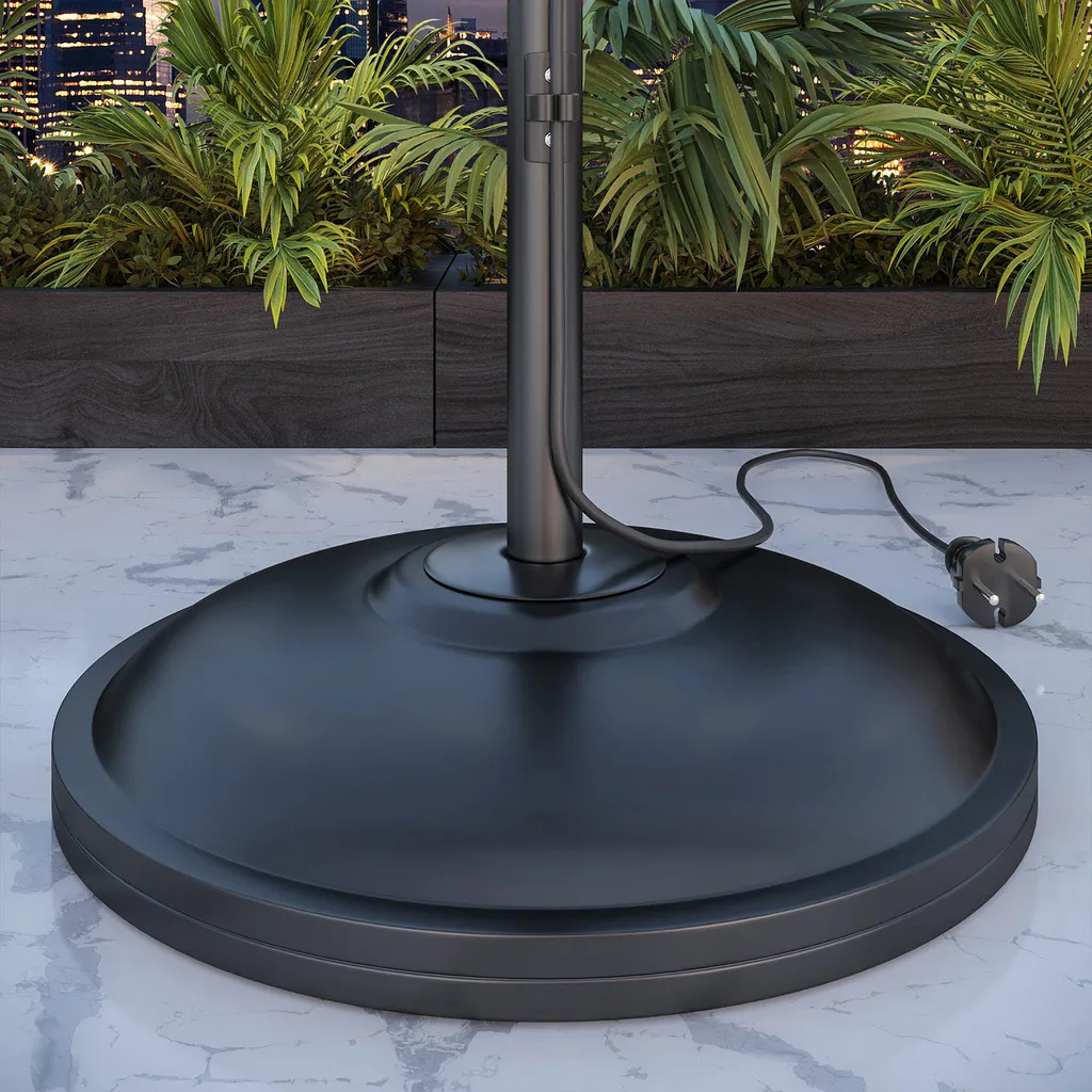 ROBERTO | Stand Heizstrahler | Edelstahl | 2400W | 3 Heizstufen | Infrarot Wärmestrahler, Infrarotstrahler 7 ROBERTO | Stand Heizstrahler | Edelstahl | 2400W | 3 Heizstufen | Infrarot Wärmestrahler, Infrarotstrahler – Bild 5