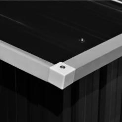 VidaXL Gerätehaus 257x392x181 Cm Metall Anthrazit -Günstiges Laube Lust Geschäft b5bb95507a34de17348e8c7188d126c8