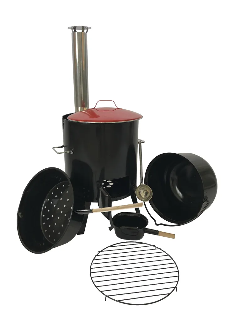 EL Fuego Gulaschkanone, Gulaschofen, Eintopfofen, "Szeged" + GRATIS Dazu: Schöpfkelle, Edelstahl, 23 Cm 6 EL Fuego Gulaschkanone, Gulaschofen, Eintopfofen, "Szeged" + GRATIS Dazu: Schöpfkelle, Edelstahl, 23 Cm – Bild 4