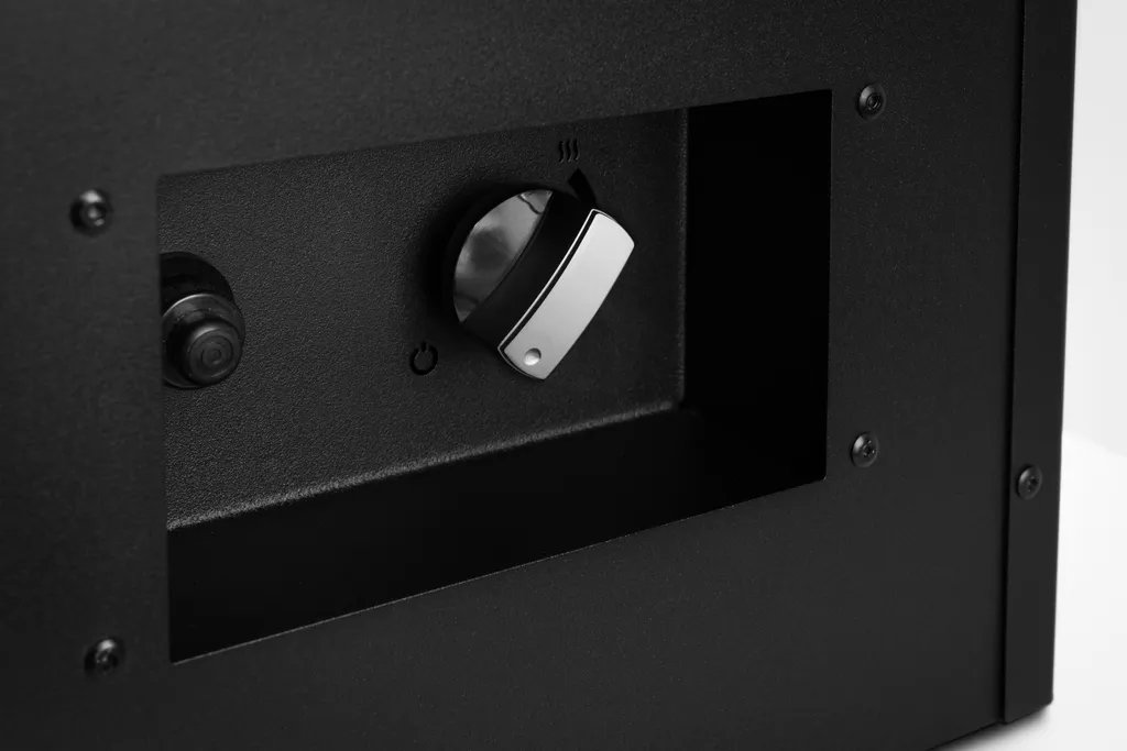 Planika Rio Gas Feuerstelle, Schwarz, Außenkamin, Outdoor, Rechteckig, Mit Glaskieselsteinen - Wetterfest, Terrassenheizung, Gasofen, Für Garten & Patio 6 Planika Rio Gas Feuerstelle, Schwarz, Außenkamin, Outdoor, Rechteckig, Mit Glaskieselsteinen - Wetterfest, Terrassenheizung, Gasofen, Für Garten & Patio – Bild 4