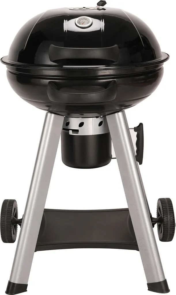 TAINO NEO Holzkohle-Kugelgrill Mit Klappbarem Deckel Kettle-Grill Ø 57 Cm Thermometer Schwarz 13 TAINO NEO Holzkohle-Kugelgrill Mit Klappbarem Deckel Kettle-Grill Ø 57 Cm Thermometer Schwarz – Bild 11