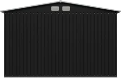 VidaXL Geräteschuppen Anthrazit Stahl 257x205x178 Cm -Günstiges Laube Lust Geschäft b6a74dbeab437cda7e893d1994b4228f
