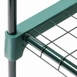 Relaxdays Anzucht Gewächshaus PVC Klarsicht