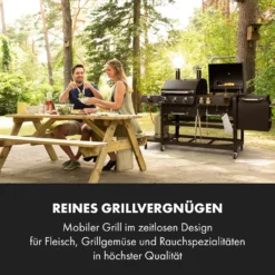 Klarstein Gasgrill Mit Smoker, Gasgrill Mit 4 Brenner, 13,5kW Edelstahl-Gasgrill, BBQ Gasgrill Für Balkon & Garten, Grill Für Gas & Kohle, Gasgrills Mit 4 Brenner & Thermometer -Günstiges Laube Lust Geschäft b8a0bd88de754399845c393ad76d788d