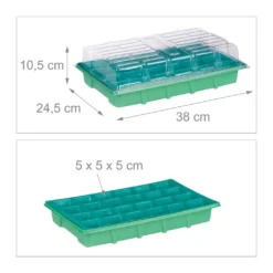 Relaxdays Zimmergewächshaus 24 Fächer -Günstiges Laube Lust Geschäft b8ba072e542cf018938a991576939f71