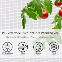 ONVAYA® Tomatenhaus | Foliengewächshaus Für Tomaten | Gewächshaus Aus Folie & Stahlrohr | Tomatengewächshaus Mit Stabilem Stahlrahmen & UV-beständiger Folie -Günstiges Laube Lust Geschäft b984bc23bf9241b44af004fc275f286f