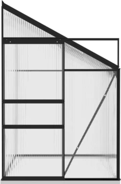 VidaXL Gewächshaus Anthrazit Aluminium 3,97 M³ 12 VidaXL Gewächshaus Anthrazit Aluminium 3,97 M³ -Günstiges Laube Lust Geschäft ba5128761f8958486e8302827b55cb91
