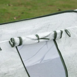 Outsunny Pop-up-Gewächshaus Mini Treibhaus Tomatenhaus Frühbeet Tragbar Faltbar Stahl PE Weiß 240 X 120 X 75H Cm -Günstiges Laube Lust Geschäft bbe70ffe91d6fece2f4e5e4b5eb61b85