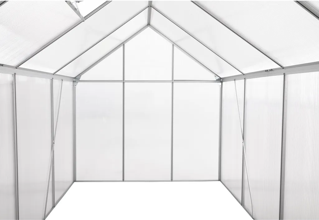 Zelsius Aluminium Gewächshaus, 310 X 190 Cm, 6 Mm Platten, Ca. 5,90 M² 6 Zelsius Aluminium Gewächshaus, 310 X 190 Cm, 6 Mm Platten, Ca. 5,90 M² – Bild 4