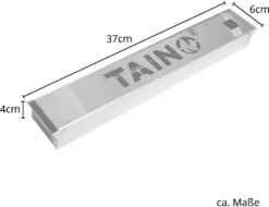 TAINO Räucherbox Aus Edelstahl Smokerbox Für Gasgrill, Holzkohlegrill Und Elektrogrill Universal -Günstiges Laube Lust Geschäft bcfa35aab70c5dad7bd2e4b4301d11e4