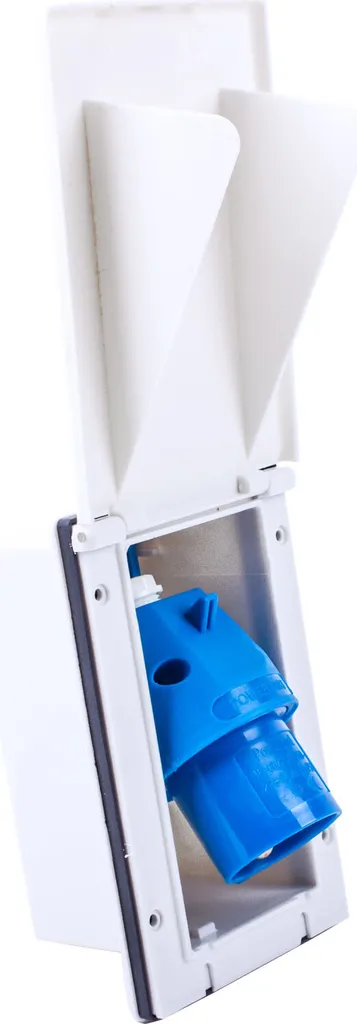 CEE Aussensteckdose Weiß Spritzwasser Geschützt 200-250V, 16A, 3 Polig 3 CEE Aussensteckdose Weiß Spritzwasser Geschützt 200-250V, 16A, 3 Polig