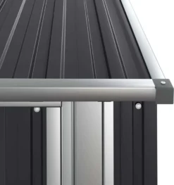 VidaXL Geräteschuppen Anthrazit 118,5x97x209,5 Cm Verzinkter Stahl -Günstiges Laube Lust Geschäft bd5ba8c51721a7bf53a0be8197007463