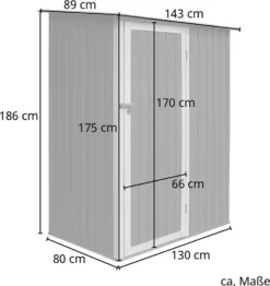 HATTORO P80 Geräteschuppen Metall Gartenschrank Geräteschrank Metallschrank 130x80x186 Cm Hellgrün 11 HATTORO P80 Geräteschuppen Metall Gartenschrank Geräteschrank Metallschrank 130x80x186 Cm Hellgrün -Günstiges Laube Lust Geschäft bd7e23b807aaba3317ea411e4668b7cf