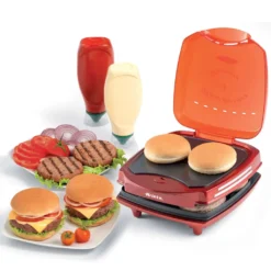 Ariete Party Time Hamburger Maker, Rot -Günstiges Laube Lust Geschäft bdb0461f4e8398a172c986c69f397474