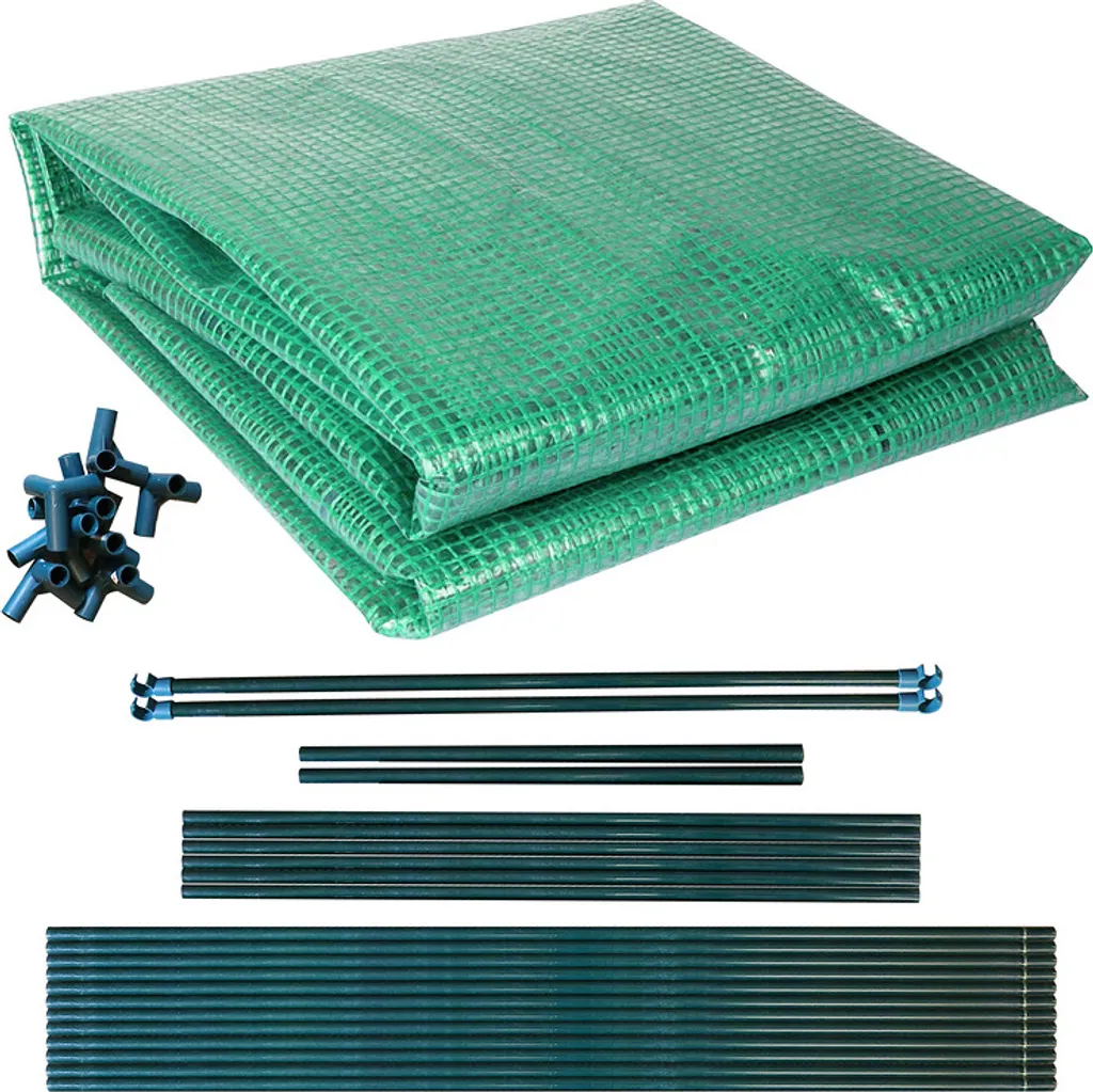 EINFEBEN Foliengewächshaus Gewächshäuser Treibhaus Tomatenhaus Pflanzenhaus Grün 200*80*170CM 7 EINFEBEN Foliengewächshaus Gewächshäuser Treibhaus Tomatenhaus Pflanzenhaus Grün 200*80*170CM – Bild 5