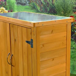 Mucola Geräteschrank Gerätehaus Gartenschuppen Schrank Schuppen Gartenschrank + 2 Türen Schrank Pflanztisch Terrassenschrank Mehrzweckschrank -Günstiges Laube Lust Geschäft bec3efa7e583e993a4996f82d1ed61ff