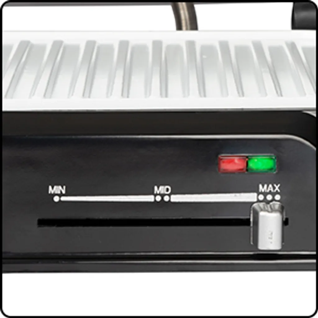 Clatronic KG 3571 Elektrischer Kontaktgrill, Multigrill, Für Beidseitiges & Fettfreies Grillen, Antihaftbeschichtete Platten, Kabelaufwicklung, 2000 Watt, Edelstahl 13 Clatronic KG 3571 Elektrischer Kontaktgrill, Multigrill, Für Beidseitiges & Fettfreies Grillen, Antihaftbeschichtete Platten, Kabelaufwicklung, 2000 Watt, Edelstahl – Bild 11