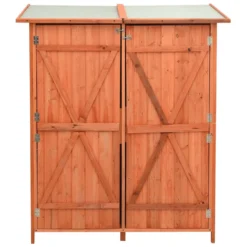 VidaXL Geräteschuppen 136x75x160 Cm Tanne Massivholz -Günstiges Laube Lust Geschäft c13e9c78e6896080c98b02b697cffe61