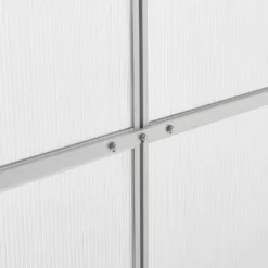 Juskys Aluminium Anlehn-Gewächshaus 2,4 M² – Treibhaus Mit Schiebetür, Fenster Zum Lüften & Stahl-Fundament – Stabiles Pflanzenhaus Für Garten -Günstiges Laube Lust Geschäft c1b8d22413cb56aee501a09e6939fe2f