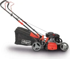 Scheppach Benzin Rasenmäher 46cm Schnittbreite 3,5PS 150ccm 55L 5in1 MP150-46 -Günstiges Laube Lust Geschäft c228e24cfb696eead8e26ce40a6fee94