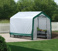 ShelterLogic Foliengewächshaus 180 X 240 Cm Weiß / Grün 4,32 M² -Günstiges Laube Lust Geschäft c290c176bacd4ac95cba723d1035fceb