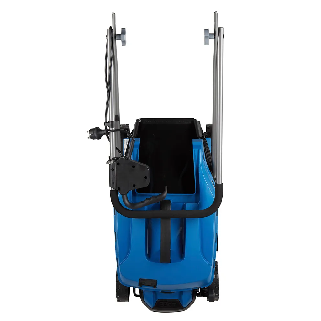 HYUNDAI Elektro-Rasenmäher LM3301E Mit Mulchfunktion (Schnittbreite 33 Cm, 5-fache Höhenverstellung 25-65 Mm, 1300W, 35L Fangkorb, , Elektro-Mäher, Mulchmäher, Mulcher) 13 HYUNDAI Elektro-Rasenmäher LM3301E Mit Mulchfunktion (Schnittbreite 33 Cm, 5-fache Höhenverstellung 25-65 Mm, 1300W, 35L Fangkorb, , Elektro-Mäher, Mulchmäher, Mulcher) – Bild 11