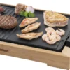 Bestron Teppanyaki Grillplatte Mit Bambusgehäuse, Elektrischer Tischgrill Mit Antihaftbeschichtung, 2.000 Watt, Schwarz -Günstiges Laube Lust Geschäft c33fbb836e60d14c77b369a33f7e9ed4