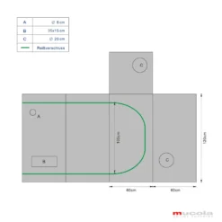 Mucola Gewächshaus Pflanzenzelt Growbox 60x60x120 Cm Schwarz Grün Indoor Pflanzenzelt Zuchtzelt Growroom Zuchtschrank Darkroom Grow Tent Frühbeet Zimmergewächshaus Growschrank -Günstiges Laube Lust Geschäft c512f00d28d26bbb790a4ceb189502f9