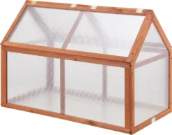 Frühbeet Duiven Mini Gewächshaus Aus Holz 100 X 55 Cm Frühbeetkasten Pflanzenbeet Kiefernholz Polycarbonat -Günstiges Laube Lust Geschäft c51fafc659efccf880c5982629be16bf