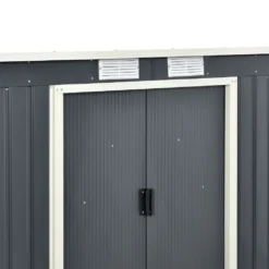 Juskys Metall Gerätehaus M Mit Pultdach, Schiebetür & Fundament - 4m³ - 213×130×173 Cm - Anthrazit - Geräteschuppen Gartenhaus Garten Schuppen 20 Juskys Metall Gerätehaus M Mit Pultdach, Schiebetür & Fundament - 4m³ - 213×130×173 Cm - Anthrazit - Geräteschuppen Gartenhaus Garten Schuppen -Günstiges Laube Lust Geschäft c629d6f6cbc175f722524ca281de054a