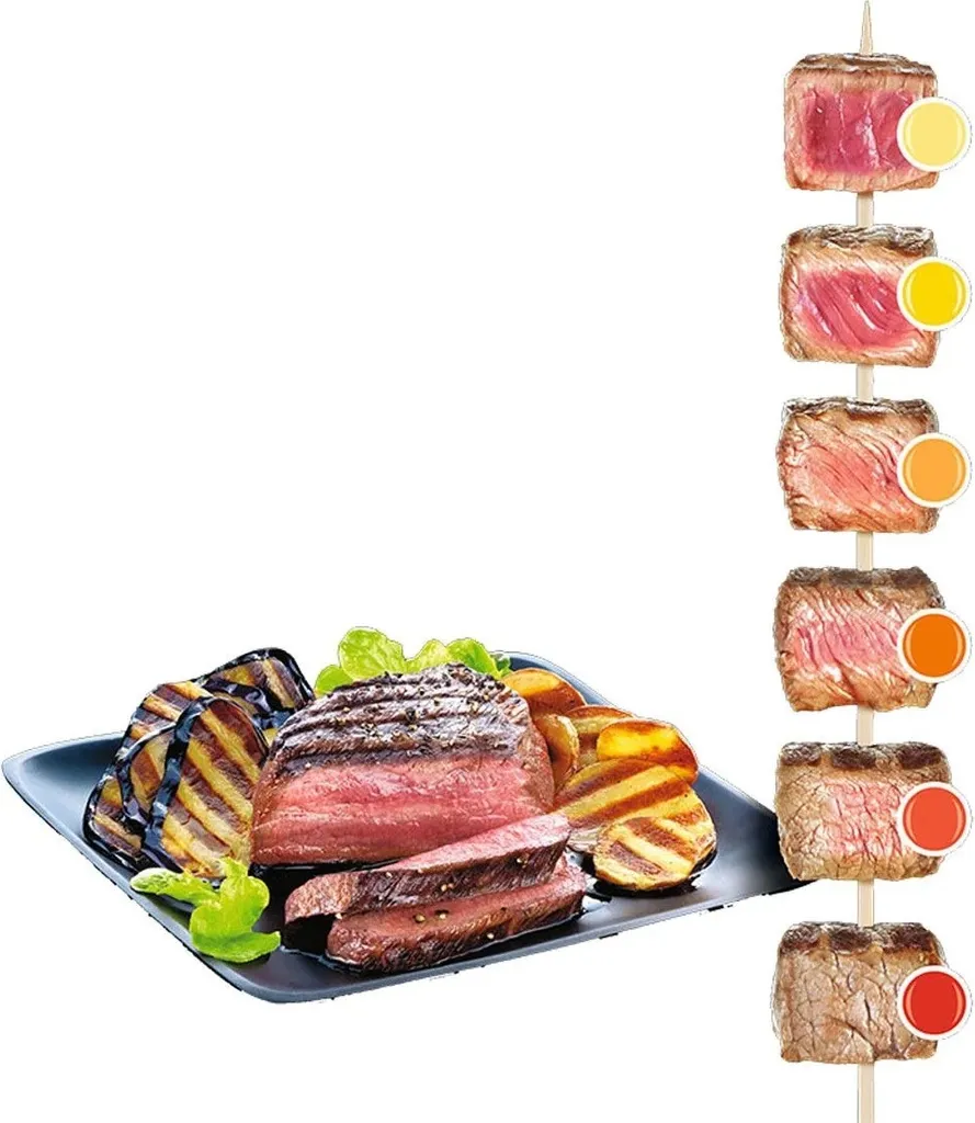 Tefal OptiGrill+ XL Kontaktgrill Edelstahl 2000W GC722D + OXO Reinigungsbürste 9 Tefal OptiGrill+ XL Kontaktgrill Edelstahl 2000W GC722D + OXO Reinigungsbürste – Bild 7