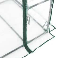 Juskys Foliengewächshaus 1 M² Aufrollbare Tür - Gewächshaus Für Tomaten - Stabiles Balkon Treibhaus Mit 4 Ebenen, Großem Eingang, PVC-Abdeckung -Günstiges Laube Lust Geschäft c6a1ab5dd84dafee44cbf6e1dcca32e3