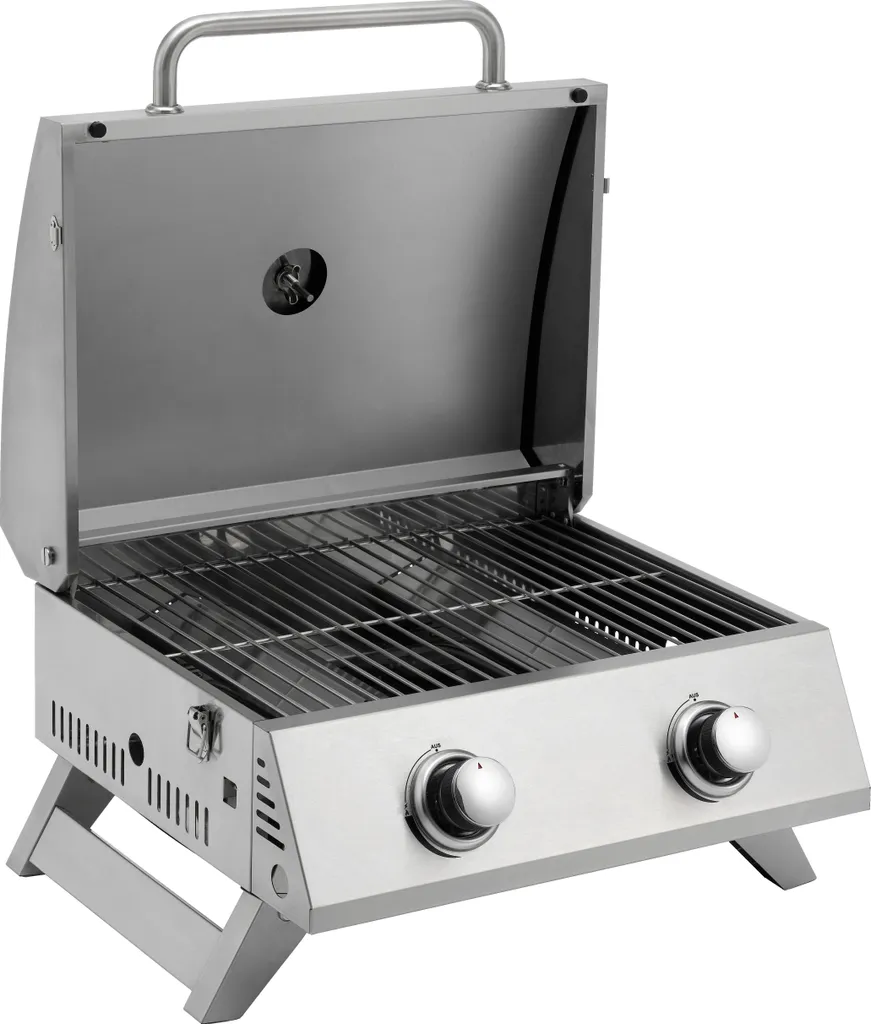 Tepro Tischgasgrill Chicago, 2-Brenner, Grillfläche: 47,5 X 35 Cm 3 Tepro Tischgasgrill Chicago, 2-Brenner, Grillfläche: 47,5 X 35 Cm