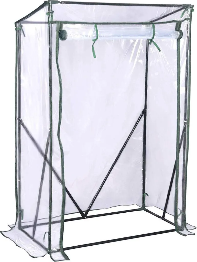 WOLTU Foliengewächshaus Tomatengewächshaus Treibhaus Gartenhaus Frühbeet Tomatenhaus Gemüse Gewächshaus Transparent 3 WOLTU Foliengewächshaus Tomatengewächshaus Treibhaus Gartenhaus Frühbeet Tomatenhaus Gemüse Gewächshaus Transparent