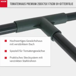 Tomatenhaus Premium 200x75x175cm UV-Gitterfolie -Günstiges Laube Lust Geschäft c904bae390e7776b409b5680e212d80f