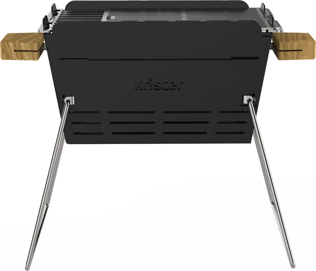 Knister Grill "Original" - Auseinanderziehbar, 28-49x20 Cm Grillfläche, 4.3kg, Stahl Feuerfest Pulverbeschichtet 9 Knister Grill "Original" - Auseinanderziehbar, 28-49x20 Cm Grillfläche, 4.3kg, Stahl Feuerfest Pulverbeschichtet – Bild 7