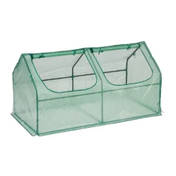 Relaxdays Folienfrühbeet PE Mit 2 Türen