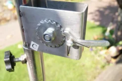 Edelstahl Grillgalgen Mit Kurbel + Seil (Höhe 180 Cm) + Ø 70 Cm Edelstahl Grillrost / Nur 10mm Lichter Stababstand -Günstiges Laube Lust Geschäft ca527c142cacbcebb68f4dd82af98b7d