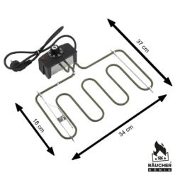 Räucher König 2000W Elektrische Heizschlange Mit Thermostat Für Räucherofen - Gekröpft 13 Räucher König 2000W Elektrische Heizschlange Mit Thermostat Für Räucherofen - Gekröpft -Günstiges Laube Lust Geschäft ca9e1df21ba40975b637e6dcf785225d