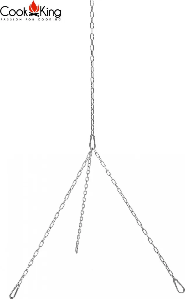 CookKing 121476 Dreibein Schwenkgrill 180cm Mit Edelstahltopf 14 L + Kurbel 9 CookKing 121476 Dreibein Schwenkgrill 180cm Mit Edelstahltopf 14 L + Kurbel – Bild 7