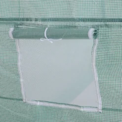 Outsunny Foliengewächshaus Tomatengewächshaus Treibhaus Folientunnel Frühbeet Mit Fenster Grün 245 X 200 X 198 Cm -Günstiges Laube Lust Geschäft cb15a36f3c79814f566e2265e723c858