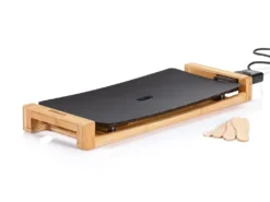 Princess 103026 Table Chef Pure Black, Arbeitsfläche, Aluminium, Bambus, Schwarz, Aluminium, Bambus, 500 X 250 Mm, 6 Person(en) -Günstiges Laube Lust Geschäft cba460c7ed4c945c32f73b4a6bacd2eb