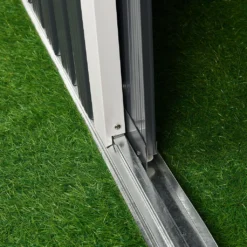 Juskys Metall Gerätehaus S Mit Pultdach, Schiebetür & Fundamentrahmen - 1,4 M² - 161 X 86 X 181 Cm - Anthrazit - Geräteschuppen Gartenhaus Schuppen -Günstiges Laube Lust Geschäft cbaaead4de64a19a74e4929812d2c88a