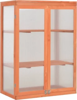 VidaXL Gewächshaus Holz 75x47x109 Cm