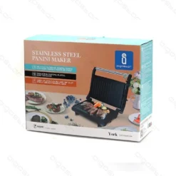 Aigostar York - Sandwichmaker 800W, Grilltoaster, Panini Maker, Cool Touch-Griff, Antihaft-Platten, BPA Frei, Edelstahl, Klein, Lagerfähig, Schwarz -Günstiges Laube Lust Geschäft ccd3454e47236f9fff016e83a9ef8c16