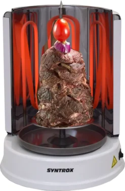 Syntrox Gyrosgrill Chef Grill RO-1400W-W Dönergrill Weiß -Günstiges Laube Lust Geschäft cd3054e78c1530214eeca205f0877be4