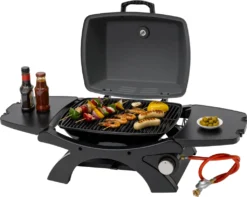 TEPRO Tisch-Gasgrill "Abington", 1-Brenner Mit Seitenablagen-anthrazit/schwarz-3142N -Günstiges Laube Lust Geschäft cd99a5be338371582d962ab147bd5e62