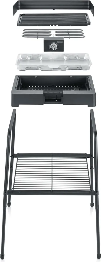 SEVERIN Standgrill PG 8563 2.200 Watt Schwarz 7 SEVERIN Standgrill PG 8563 2.200 Watt Schwarz – Bild 5
