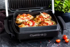 Tefal GC724D Optigrill Contactgrill 2000W Metallic XXL Mit Platte -Günstiges Laube Lust Geschäft ce16250cdc8e0b01d3249383c7694d62